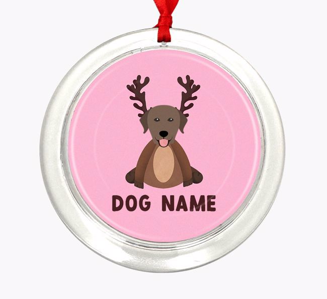 Reindog: Personalized {breedFullName} Christmas Decoration